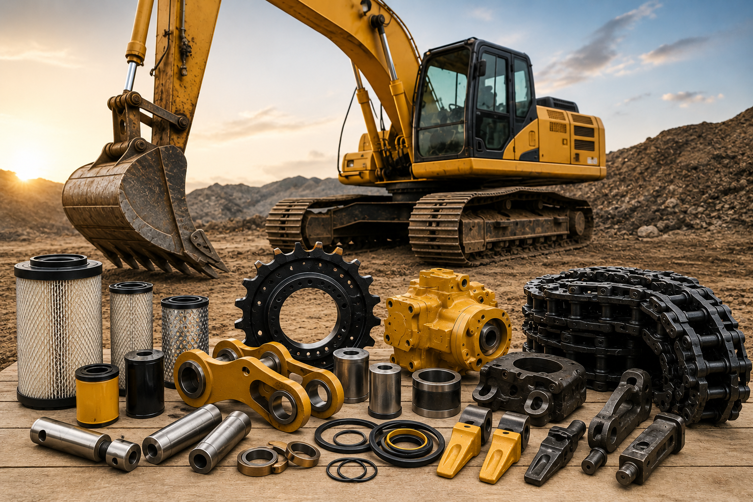 All Parts Shop warehouse — JCB spare parts in Faridabad