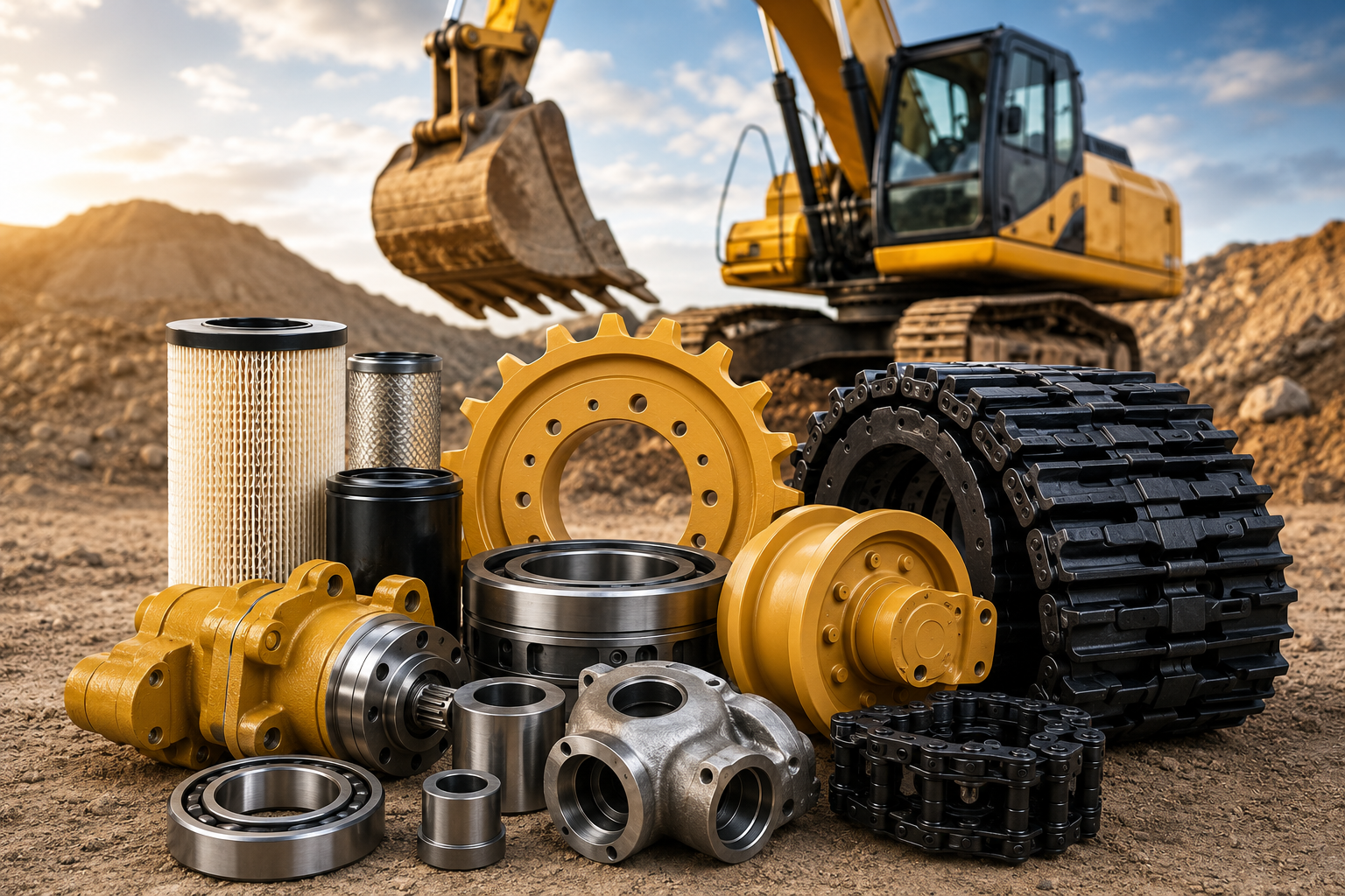 JCB parts global export from India